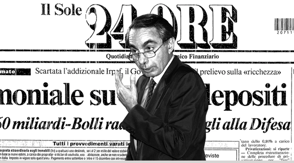 Nella notte tra il 9 e il 10 Luglio entra nel borsellino di tutti gli italiani e fa un prelievo forzoso del 6 per mille di tutti i depositi che hai in banca.