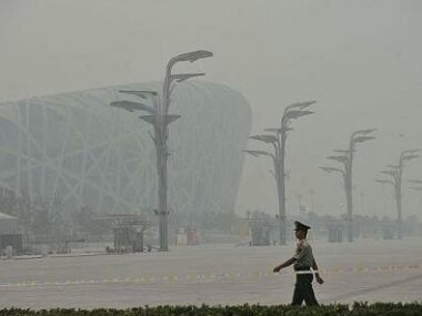 Beijing e lo smog (22/4/2008)