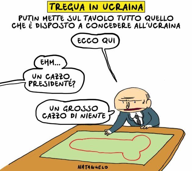 Putin è disposto a concedere all'Ucraina... un cazzo!