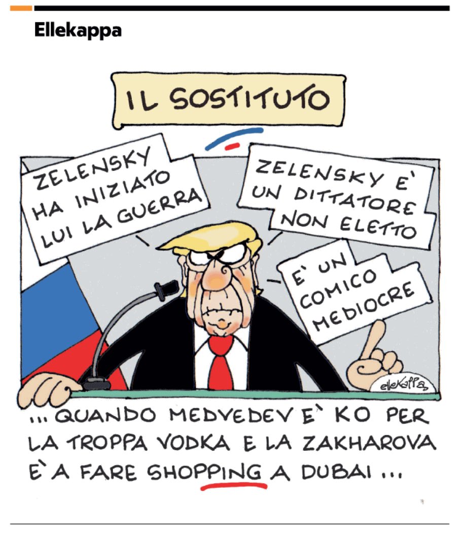 IL MINISTRO ESTERI RUSSO QUANDO MEDVEDEV E ZAKHAROVA SONO ASSENTI...