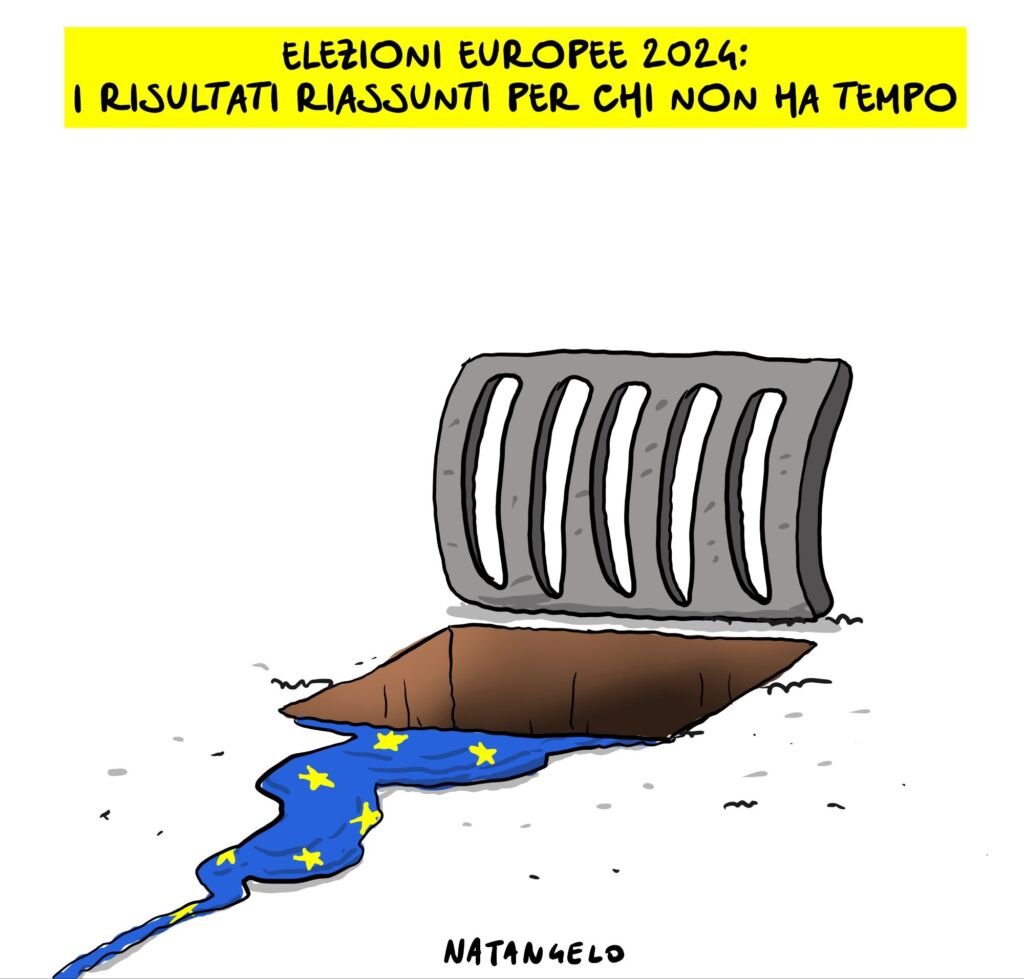 LE AMBIZIONI DELL'UE... FINISCONO IN UN TOMBINO!
