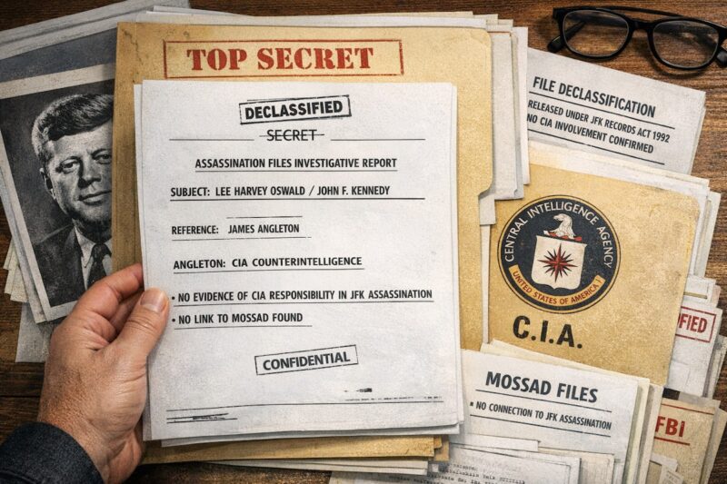 Immagine IA su documenti desecretati