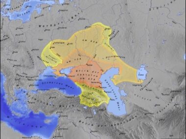 Mappa diffusione dei Kazari