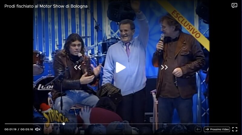Prodi fischiato al MotorShow a BO - 2006