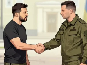 Zelensky saluta Zaluzhny a Kiev