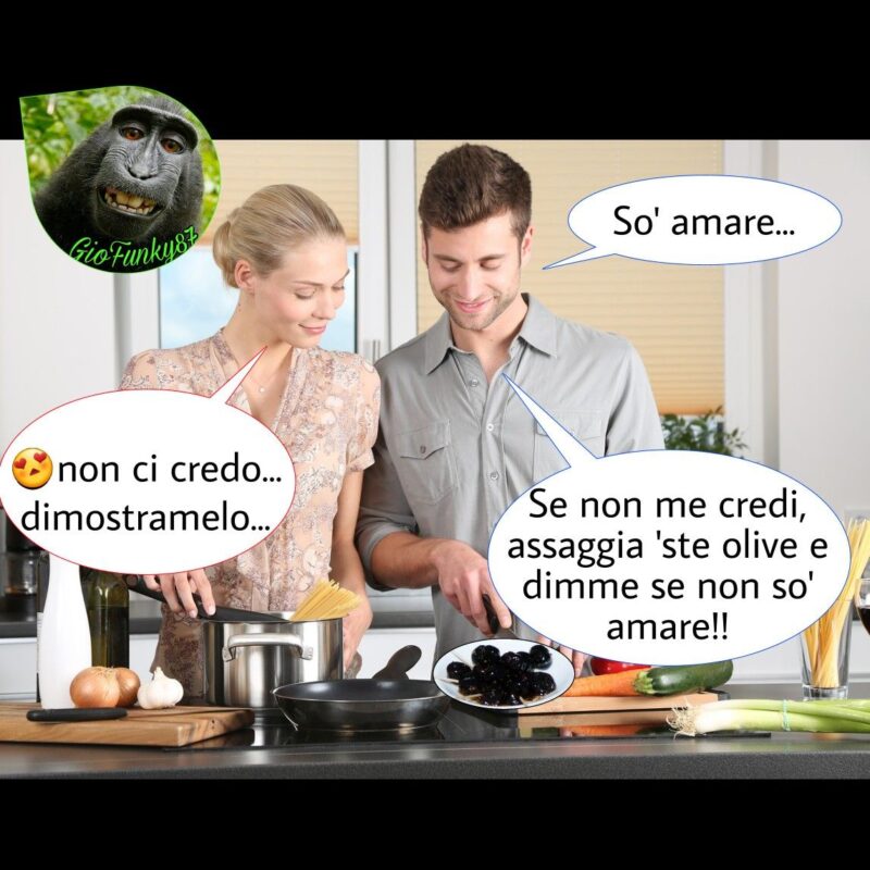 Frasi ironiche a tema gastronomico.