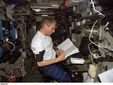 iPod nello spazio sulla ISS.