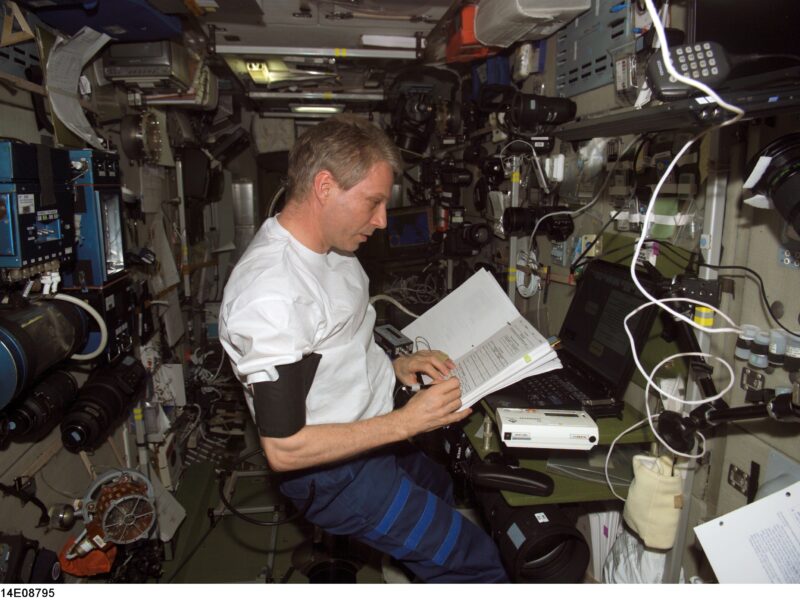 iPod nello spazio sulla ISS.