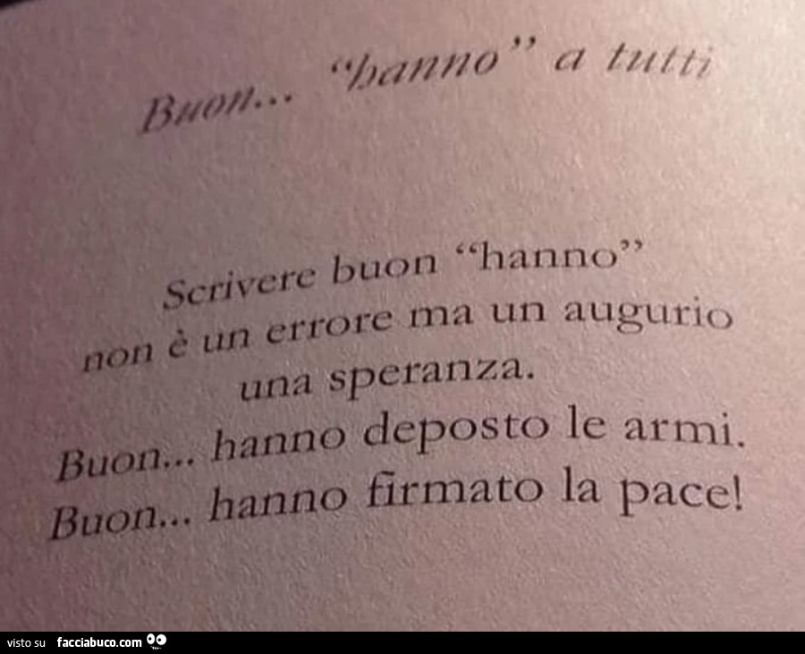 sarebbe ora di dire "abbiamo..."