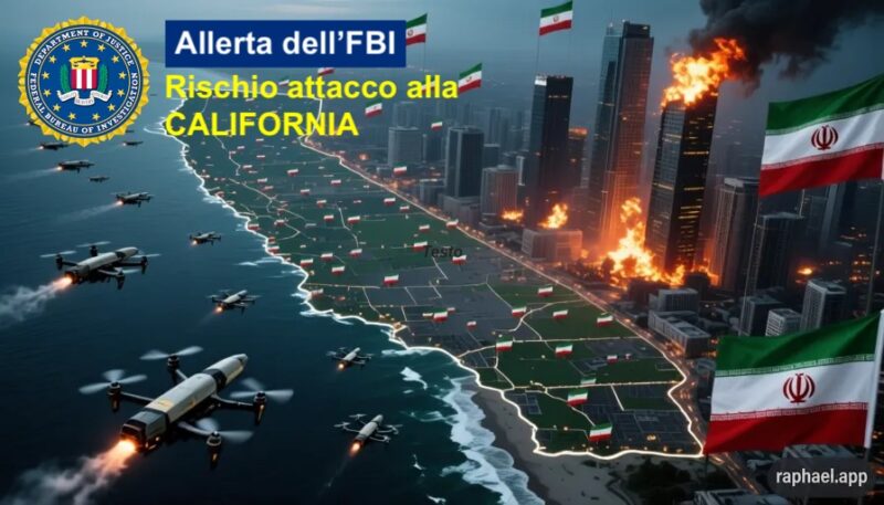 Allerta dell'FBI: rischio attacco alla California.