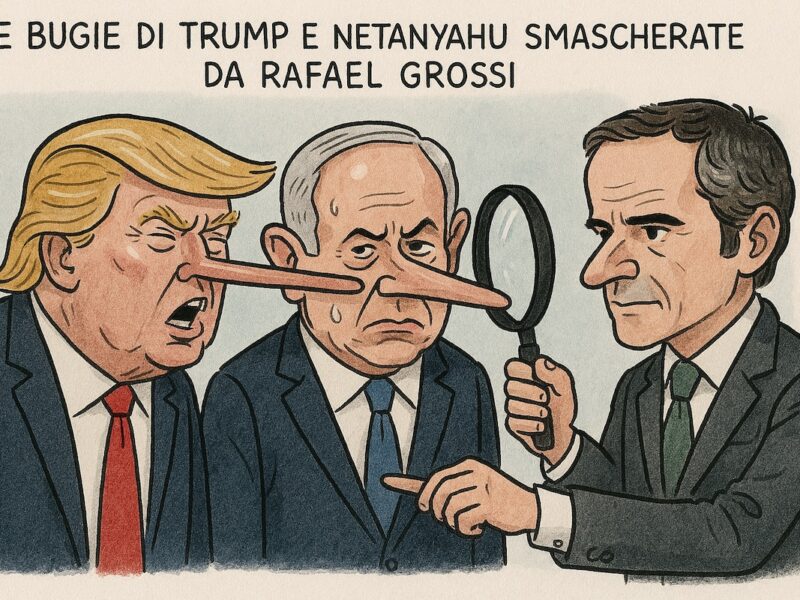 Le Bugie di Trump e Netanyahu smascherate da Rafael Grossi.