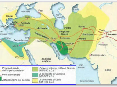 Mappa impero Persiano