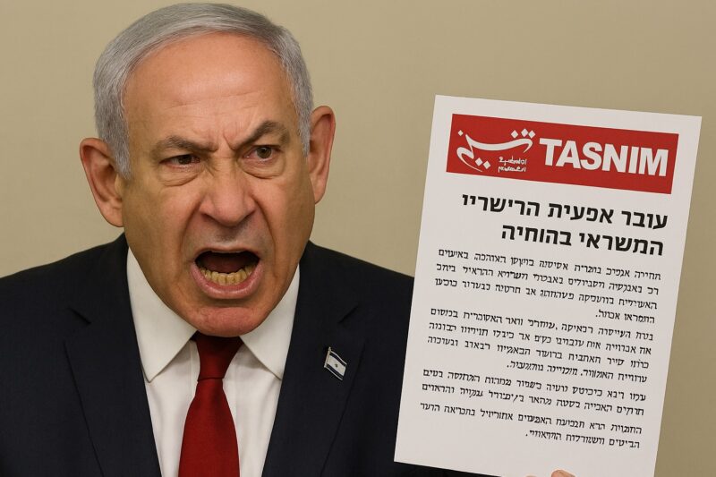Netanyahu non gradisce gli articoli in ebraico di TASNIM