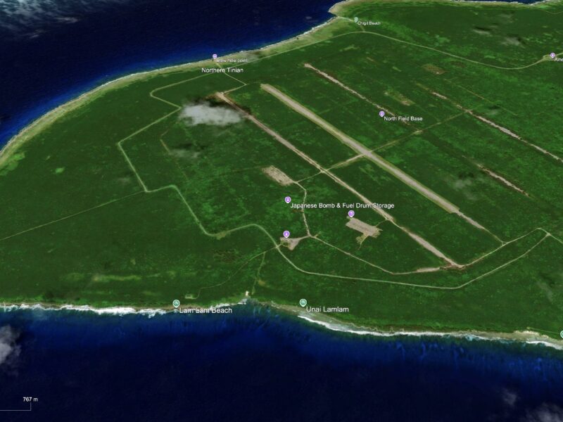 North Field sull'isola di Tinian nelle Marianne settentrionali Sett-2023