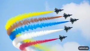 Airshow cinese in Egitto (immagine AI)
