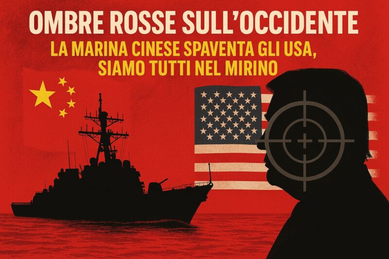 La Marina Cinese spaventa gli USA (Immagine IA)