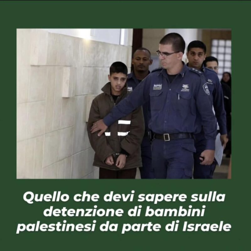 Quello che devi sapere sulla detenzione di bambini palestinesi da parte di Israele.