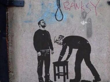 Anche Banksy si è venduto a Putin.