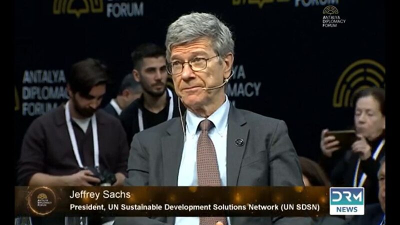 Jeffrey Sachs al Forum di Antalya (TR) 2025