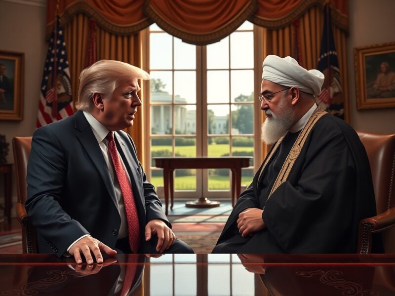 Trump e Khamenei nello studio ovale
