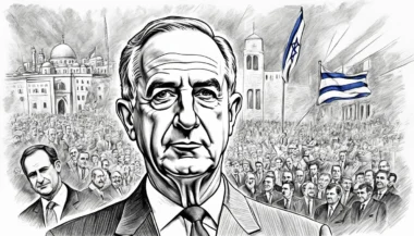 Abba Eban. Personaggio israeliano di notevole statura diplomatica. (1915-2002)