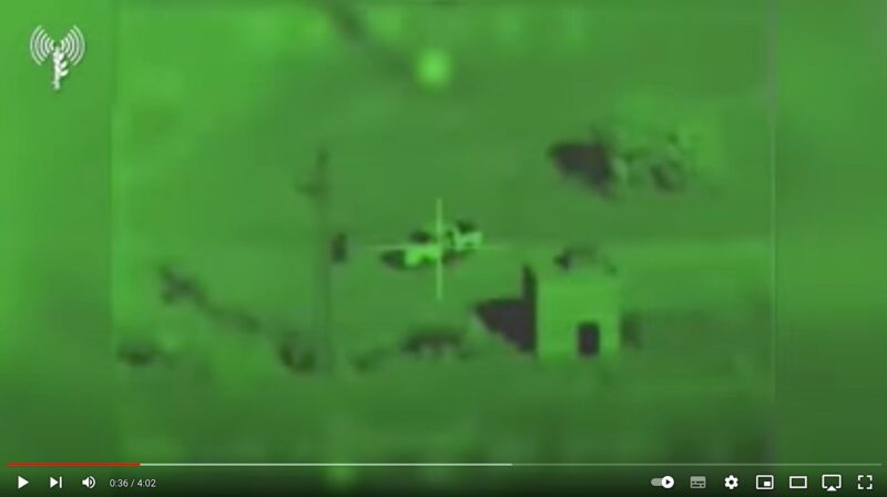 "Spara a tutto" - (frame video aviazione IDF)