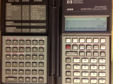 Calcolatrice Hewlett Packard "HP 28S" del 1989