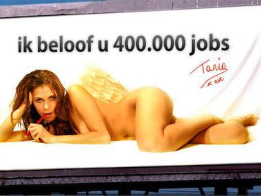 Campagna elettorale in Belgio - Tania Derveaux (2008)
