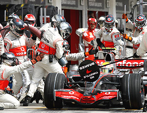F1, Monza, Pit-stop McLaren - 2007
