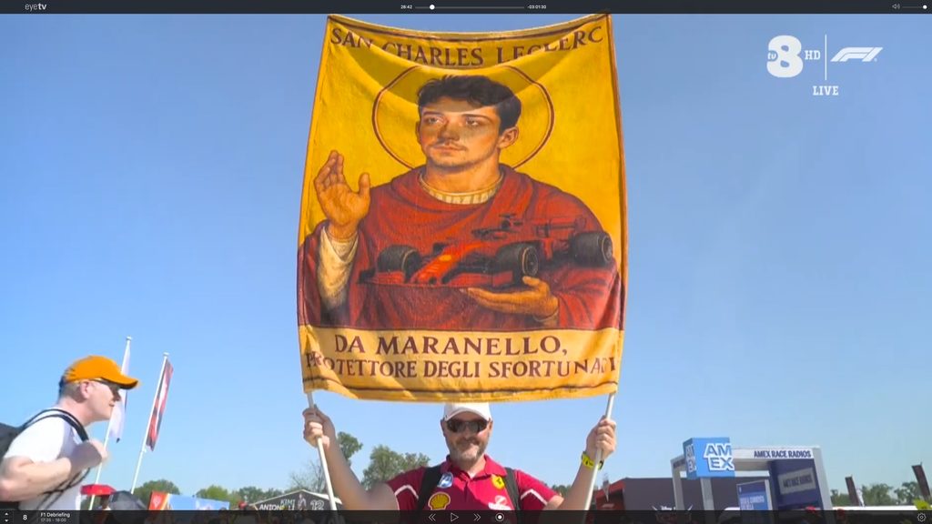 San Charles Leclerc, da Maranello protettore degli sfortunati.
