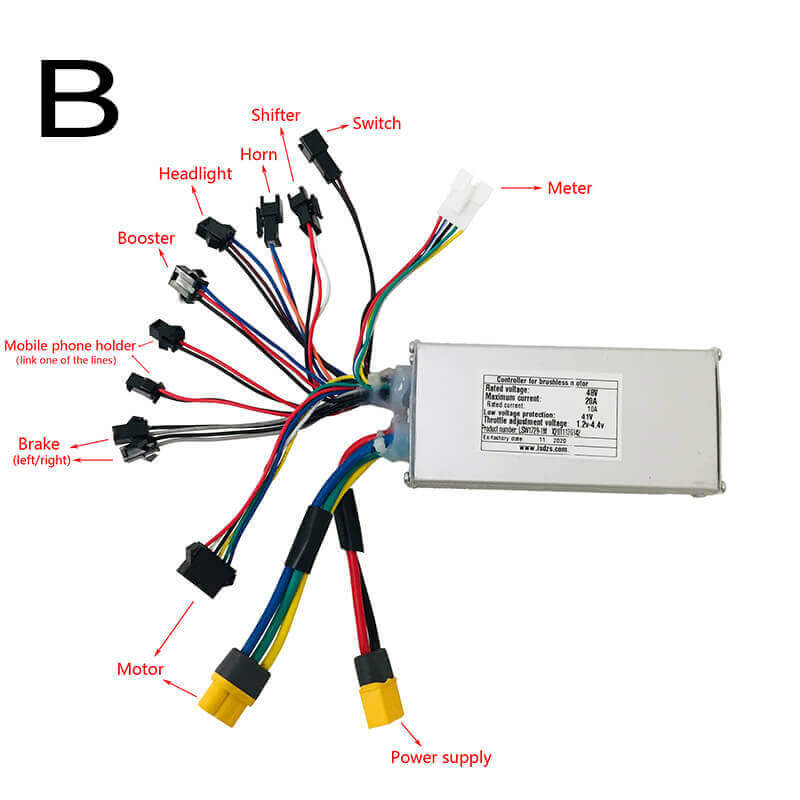Controller per motore elettrico di bicicletta