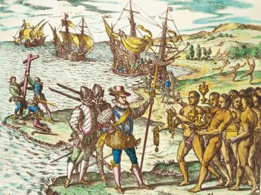 Christophe Colomb débarque à Hispaniola (Haïti) à la fin de l’année 1492