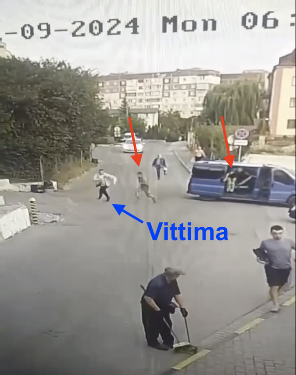 TCC (cattura di coscritto rincorrendolo per le strade)
