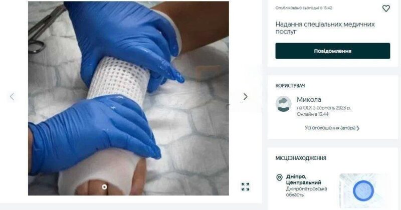 In Ucraina non si fanno gessi finti, ma fratture a pagamento per ingessature vere.