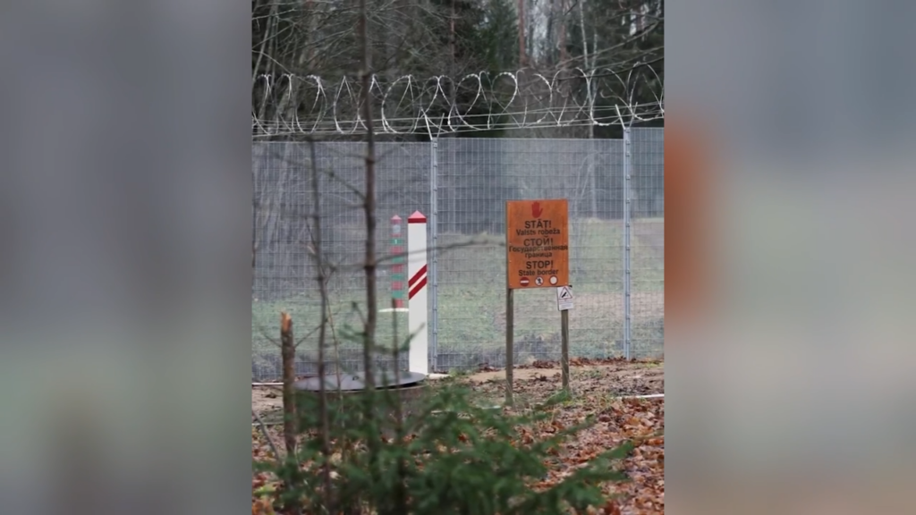 Barriere sicurezza ai confini dei paesi Baltici con Bielorussia e Russia.